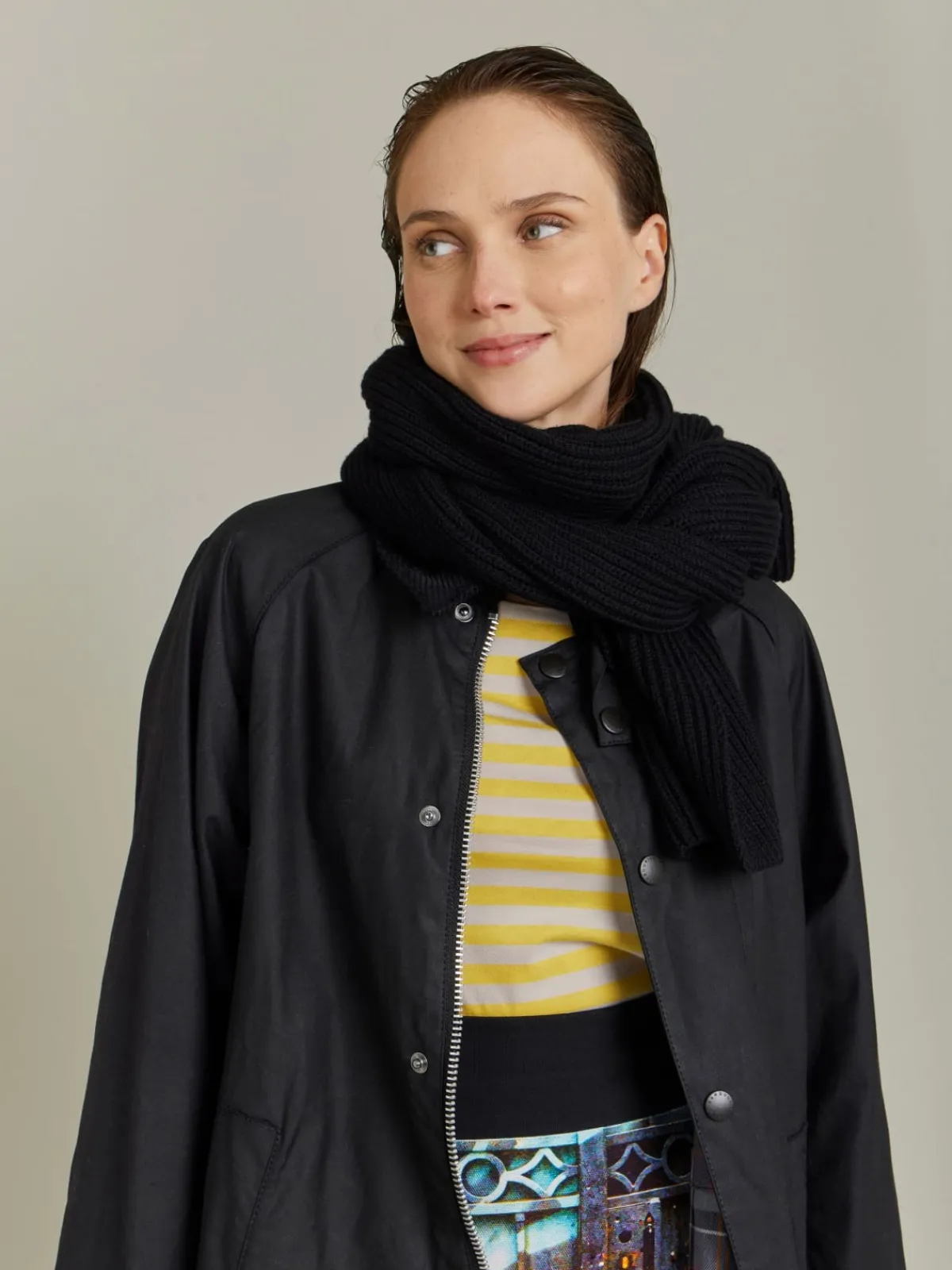 Yellow And Beige Cotton Striped Knoxy T-shirt<agnès b. Sale