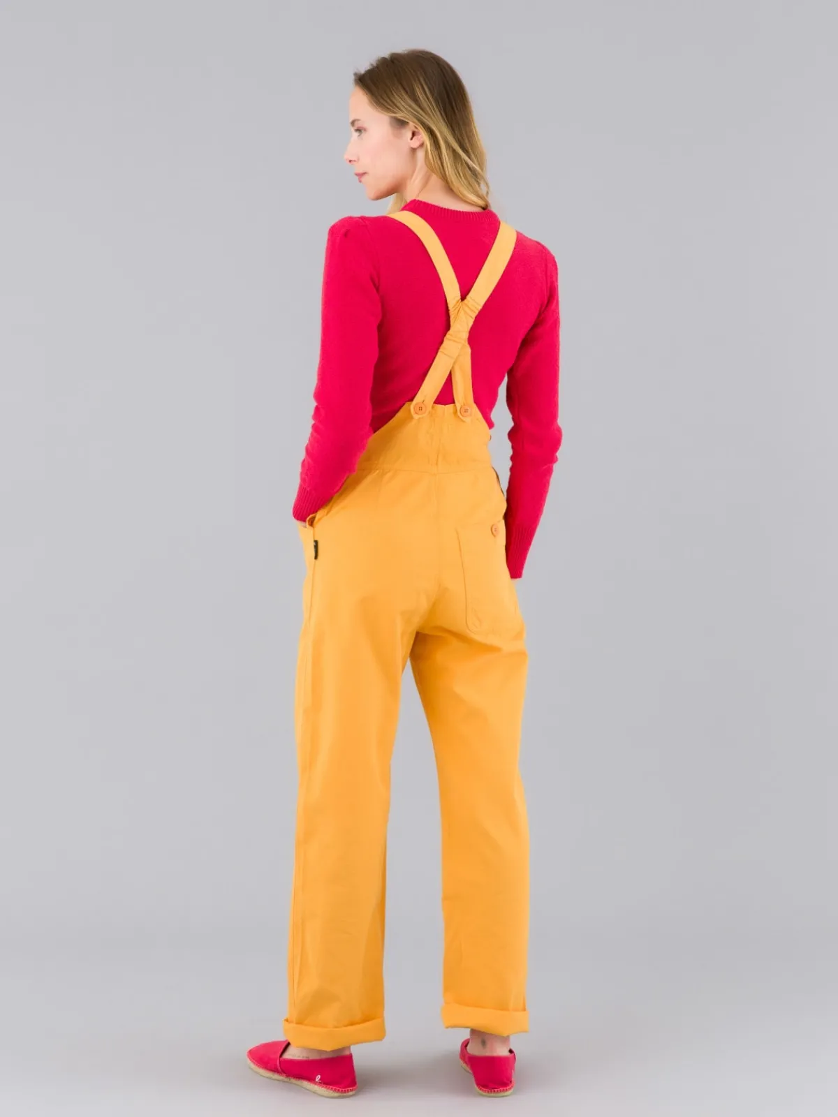 Yellow Cotton Canvas Rue Du Jour Overalls<agnès b. Discount