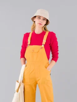 Yellow Cotton Canvas Rue Du Jour Overalls<agnès b. Discount