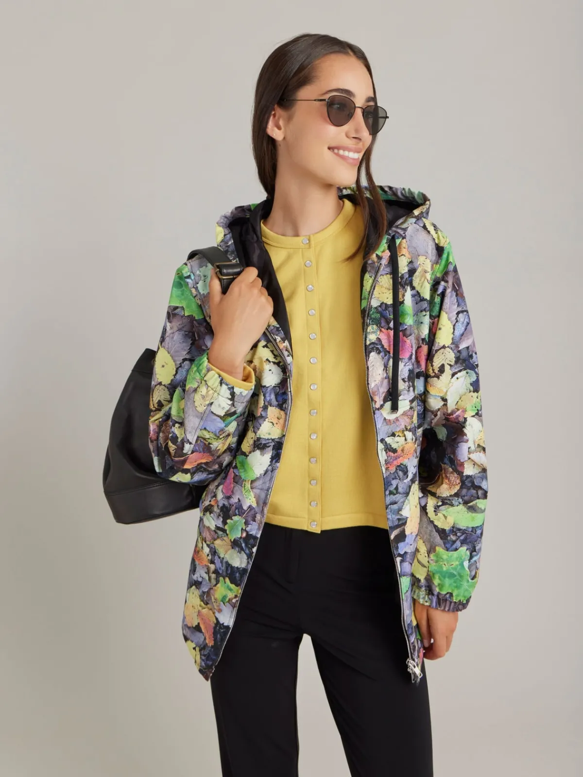 Yellow Organic Cotton Snap Cardigan<agnès b. Sale